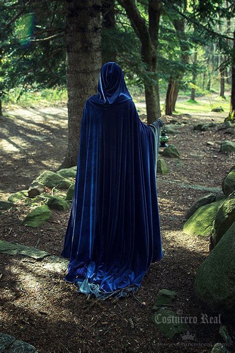 The velvet witch cloak: a bold and daring fashion statement.